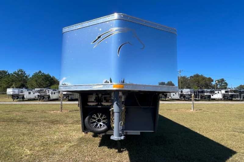 2024 Harmar Dixie Outlaw 7310LQ 3 Horse Gooseneck Trailer